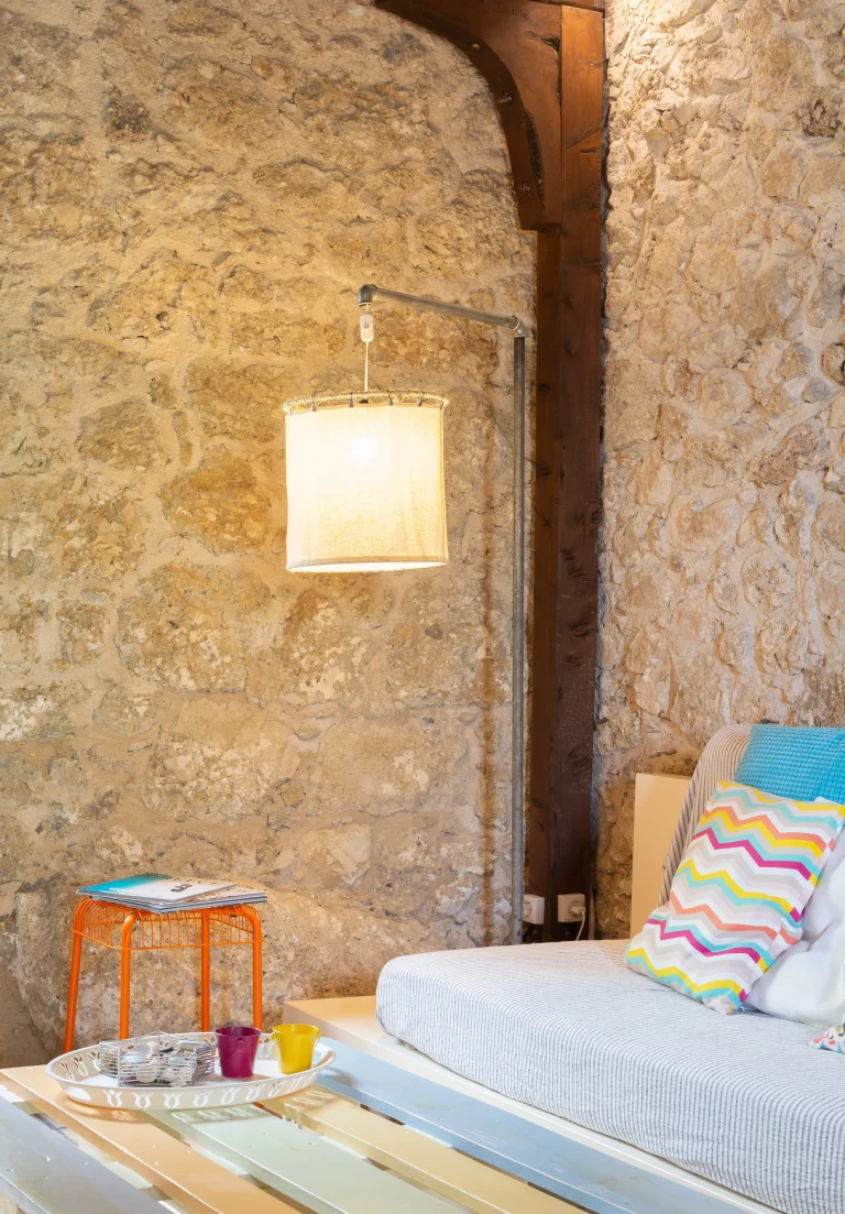 Living Room of Villa Rocca in Nikiana, Lefkada (second aspect)